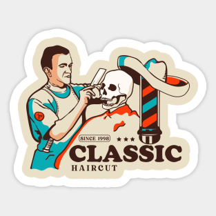 Classic haircut Sticker